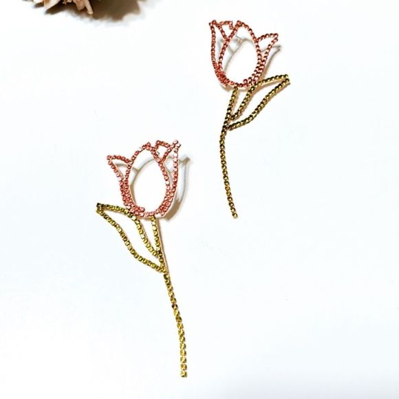Tulip earrings M110 - Picture 2 of 6
